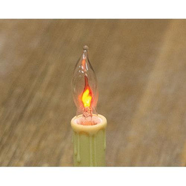 2 Pkg Flicker Flame Bulbs 1W - The Fox Decor